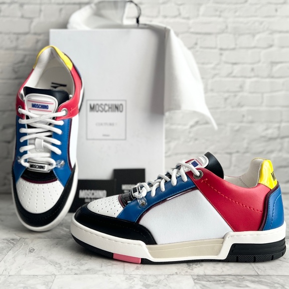 NEW Moschino Kevin 40 Colorblock Sneaker